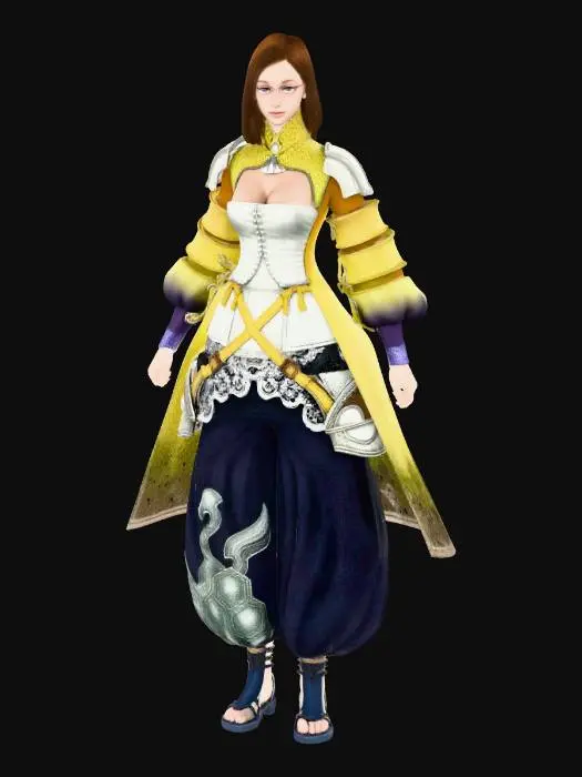 3D model for Golden Swan Knight