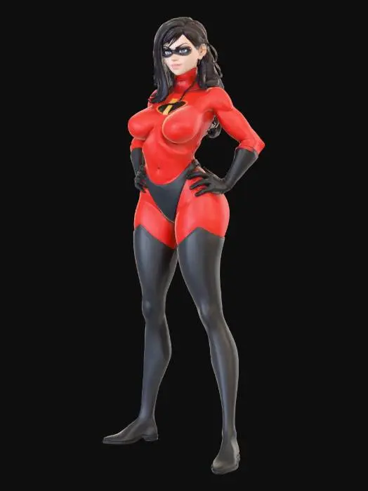 3D model for Superhero Style