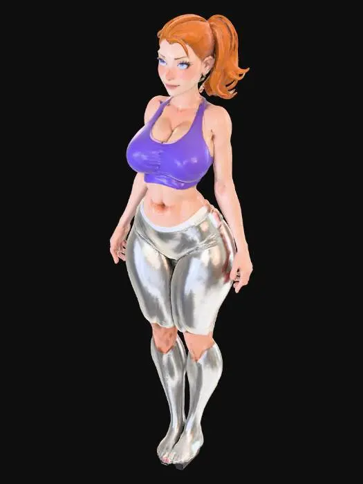 3D model for Fitness Glow