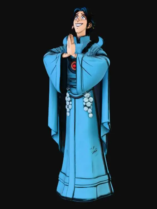 3D model for Mystic Monk