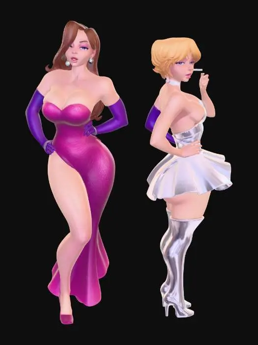 3D model for Glamorous Duet