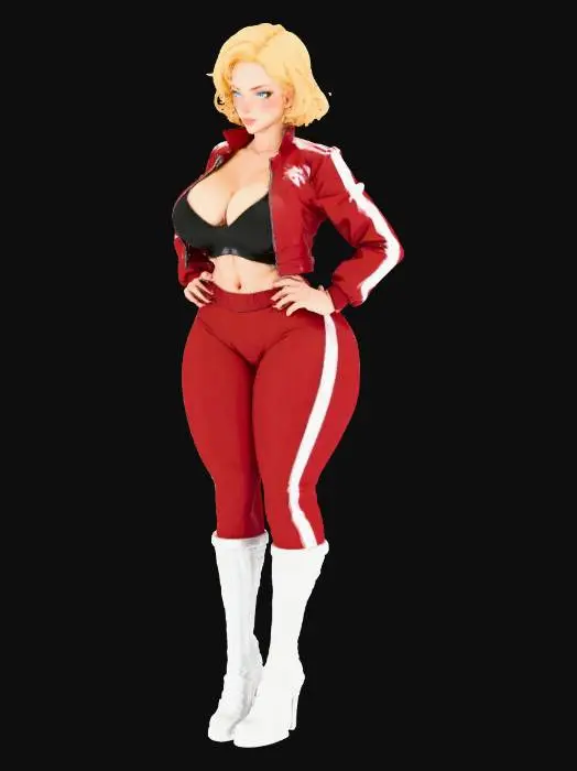 3D model for Strength in Red