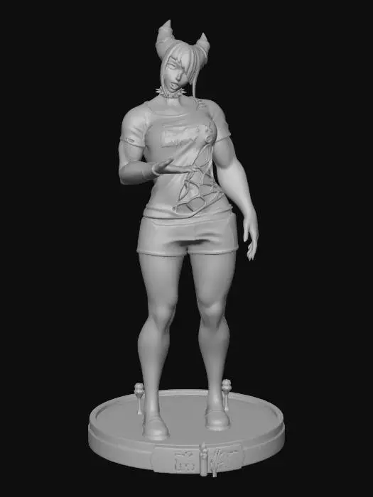 3D model for Happy New Year Birthday Juri han in tight pants