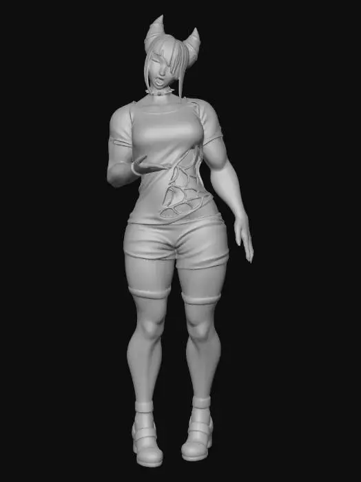 3D model for Happy New Year Birthday Juri han in tight pants