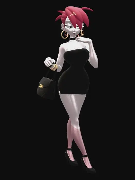 3D model for Crimson Chic