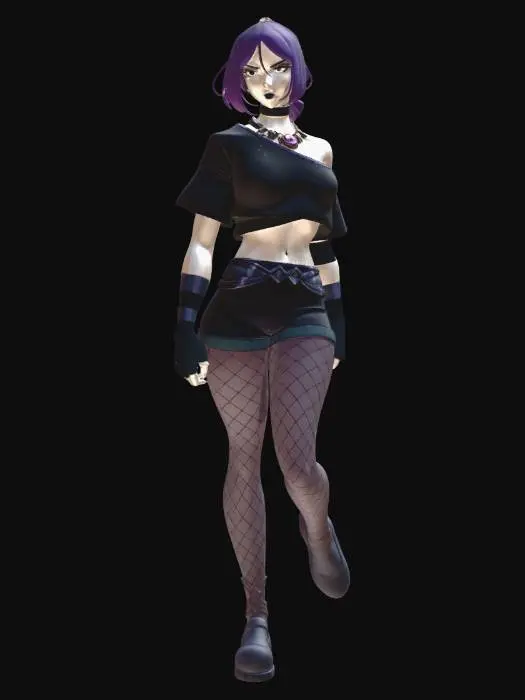 3D model for Violet Tempest