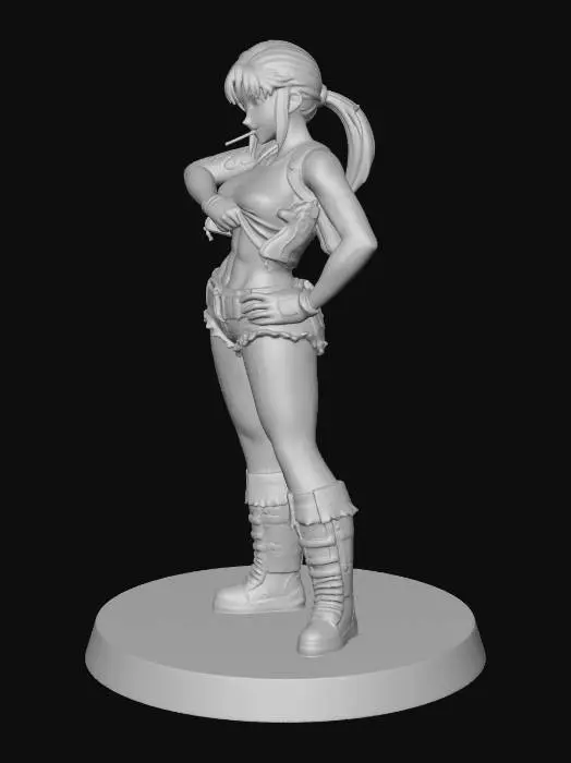 3D model for Tattooed Rebel