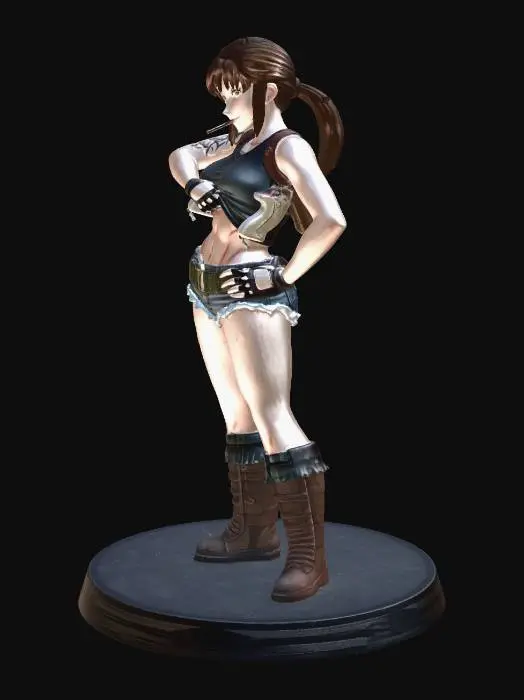 3D model for Tattooed Rebel