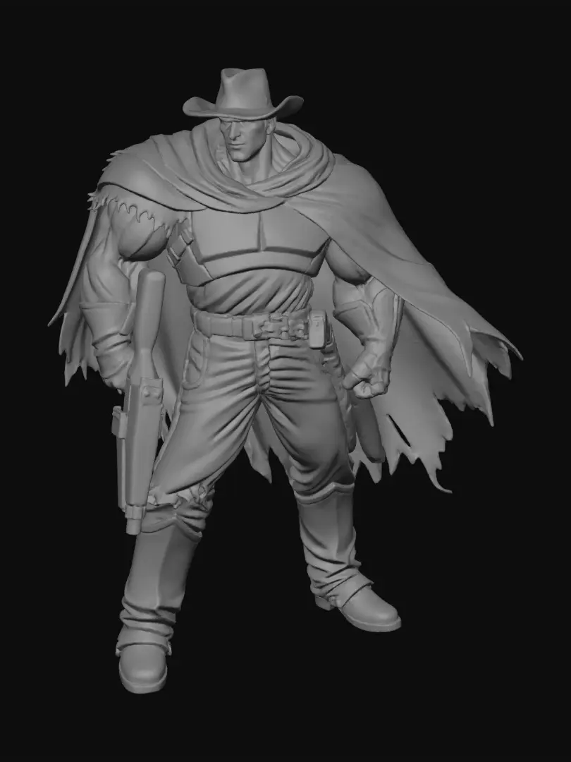 3D model for Cowboy Warrior