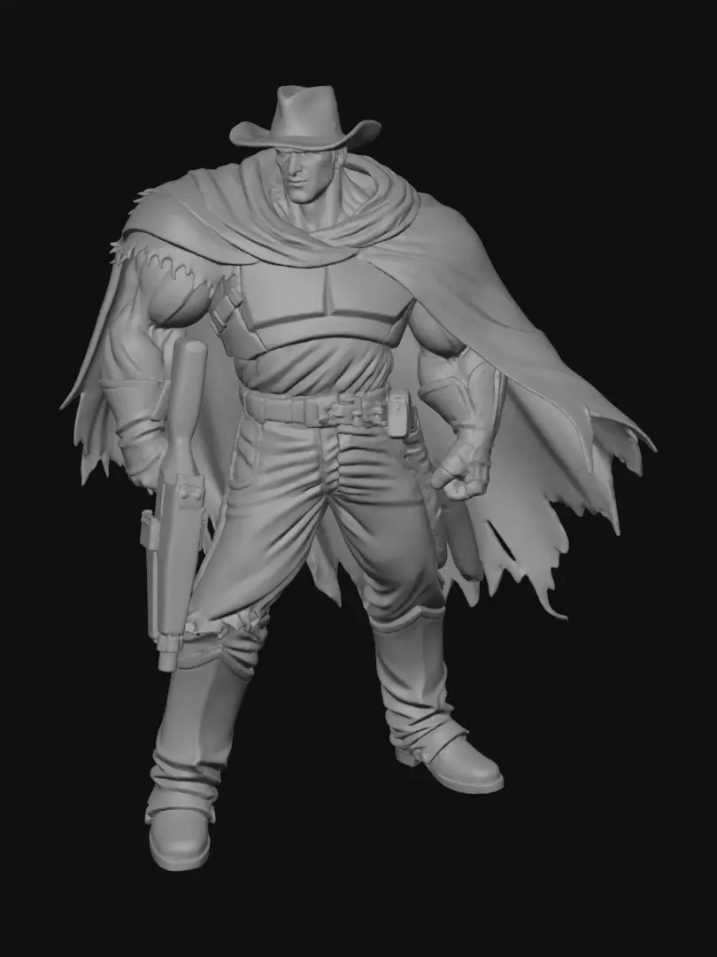 3D model for Cowboy Warrior