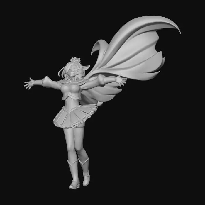 3D model for Triumphant Performer in the Stadium