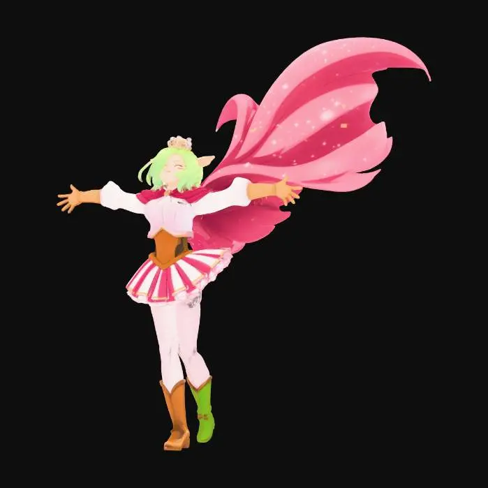 3D model for Triumphant Performer in the Stadium