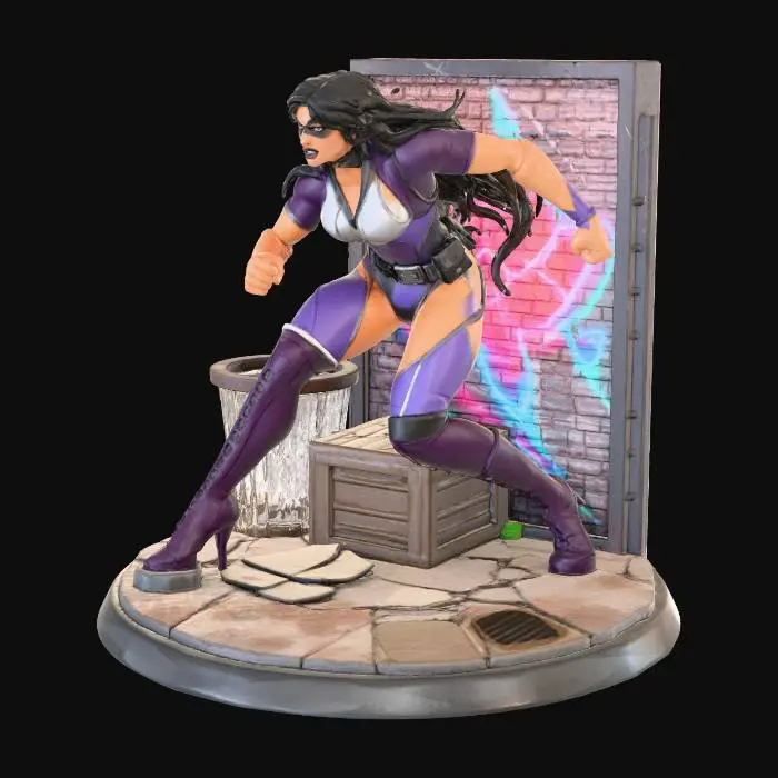 3D model for Night Vigilante Display