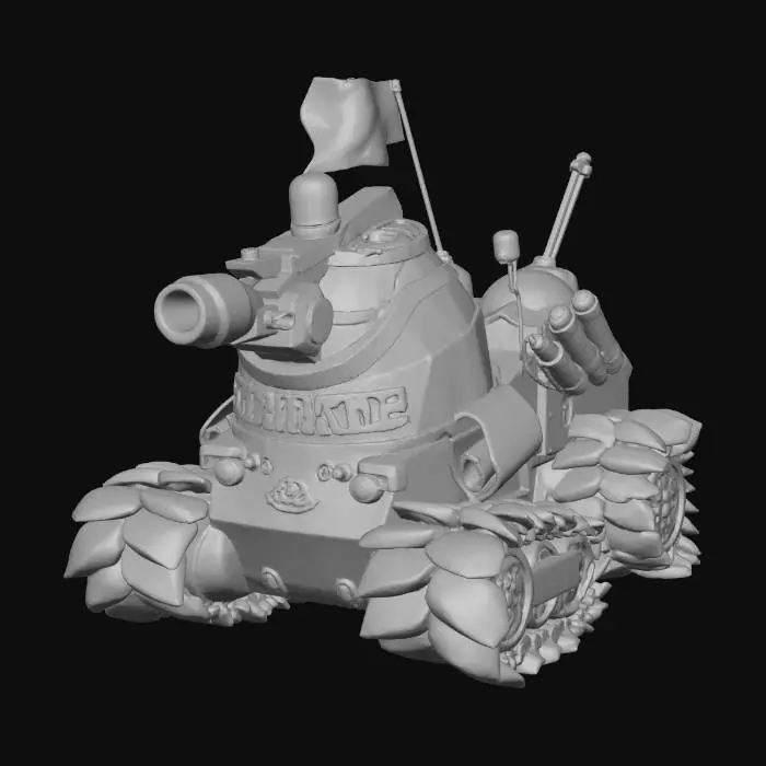 3D model for Robot Cop Tank