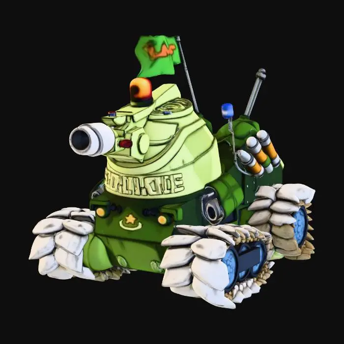 3D model for Robot Cop Tank