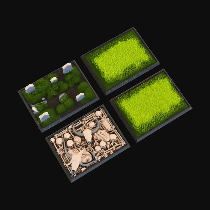 3D model for Graveyard Diorama Set