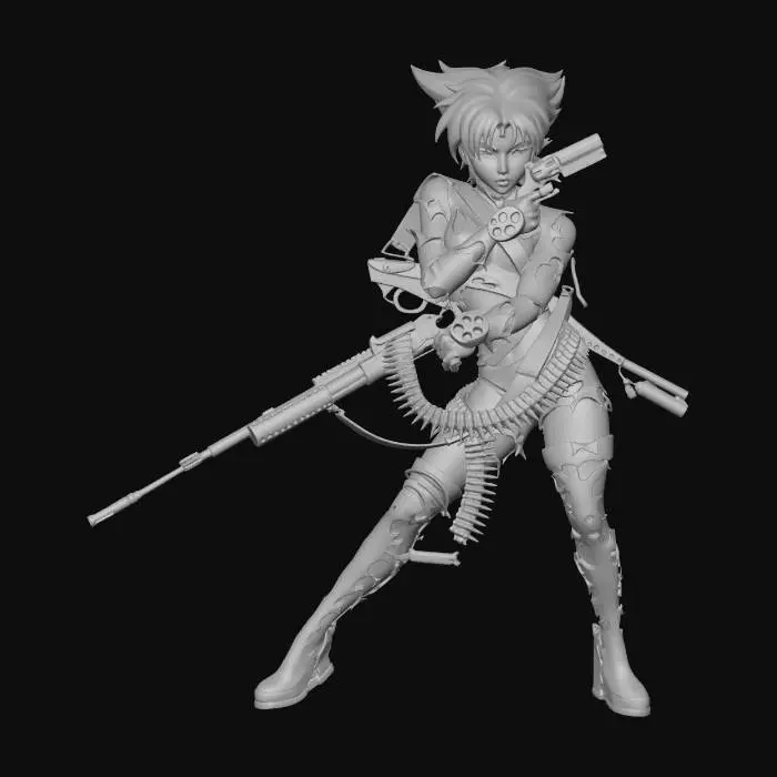 3D model for Violet Fury