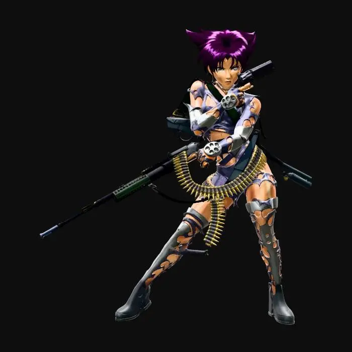 3D model for Violet Fury