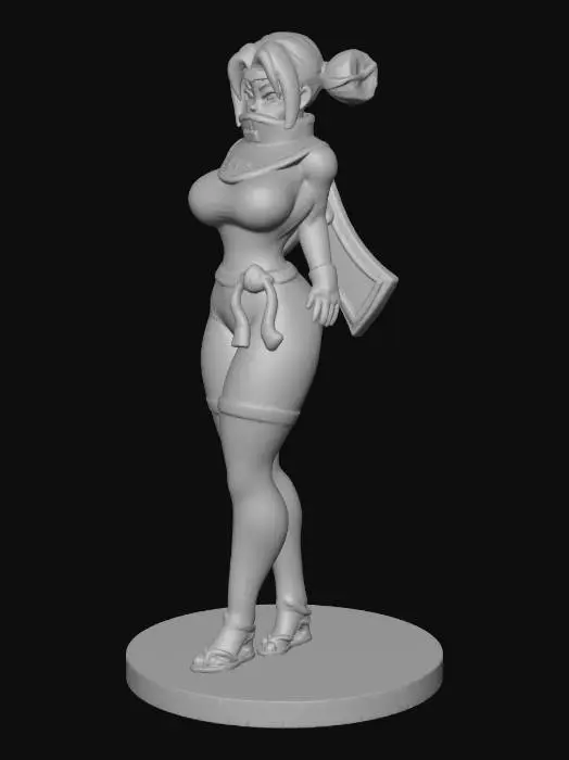 3D model for Warrior Stance