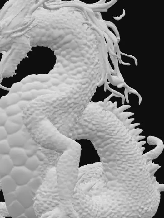 3D model for Thalyssion, the Tidal Wyrm – The First Breath of the Sea

Type: Ancient Sea Dragon
Habitat: Abyssal chasms near tectonic fault lines

Appearance:
A colossal dragon whose body glimmers with scales made of crystallized salt and pearl. His mane is formed from flowing seaweed and kelp, drifting endlessly in an invisible current. Two enormous fins extend from his shoulders like wings, each lined with glowing veins that pulse when he speaks. His eyes are deep whirlpools of blue light, and when he exhales, the water churns as if the ocean itself is obeying him.