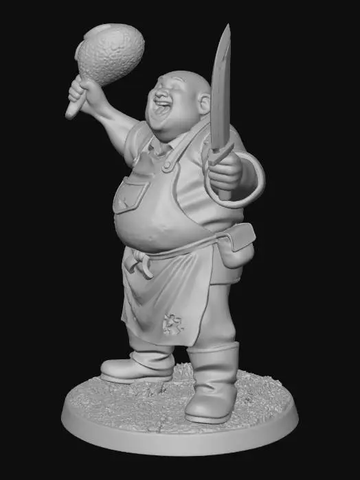 3D model for Village man