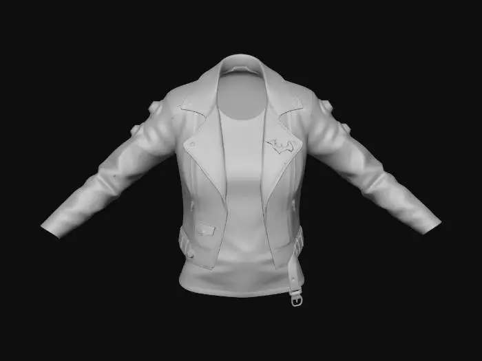 3D model for Bat Style Jacket