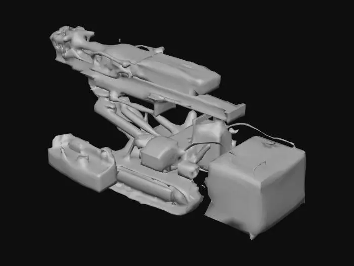 3D model for Drilling Machine Outside Warehouse