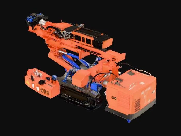 3D model for Drilling Machine Outside Warehouse