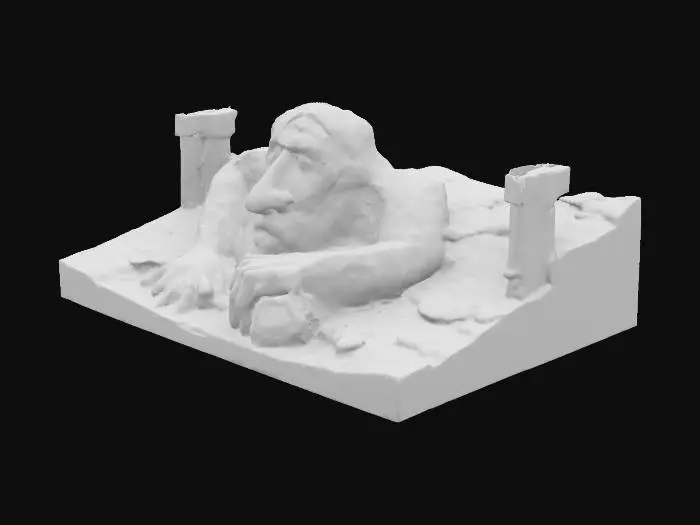 3D model for [Seattle] Troll Under Bridge, #AroundTheWorld#