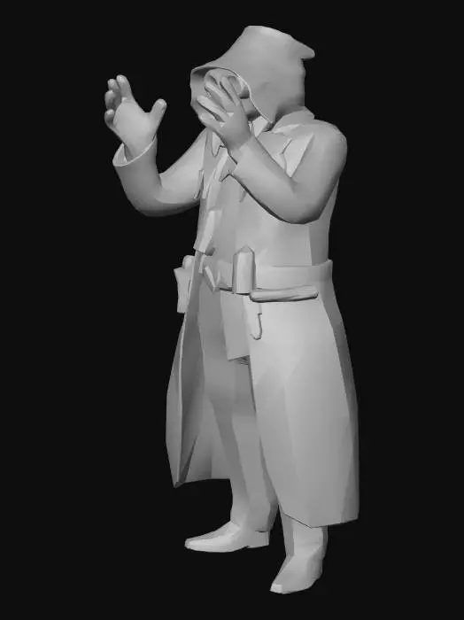 3D model for Steampunk Plague Doctor