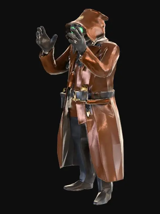 3D model for Steampunk Plague Doctor