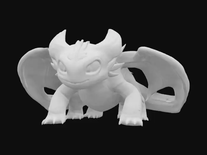 3D model for Highly detailed toothless from the movie series how to train your dragon