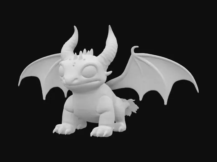3D model for Highly detailed toothless from the movie series how to train your dragon