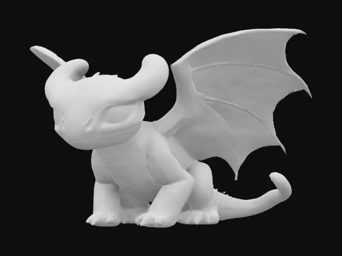 3D model for Highly detailed toothless from the movie series how to train your dragon