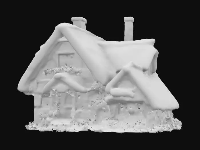 3D model for Cottage Dreamscape, #garden#