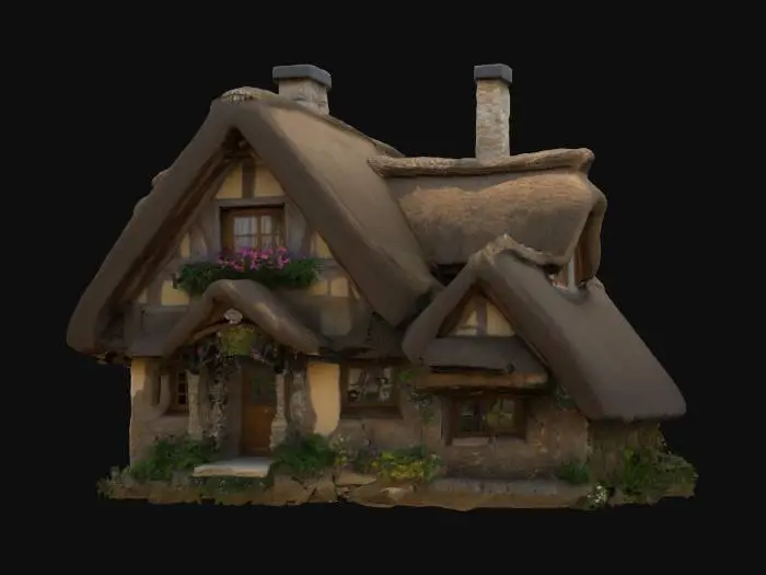3D model for Cottage Dreamscape, #garden#