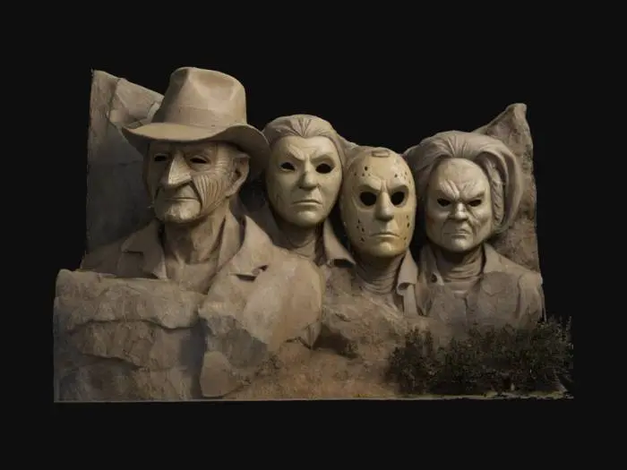 3D model for [South Dakota} Mount Rushmore, Mount Horror , #AroundTheWorld#