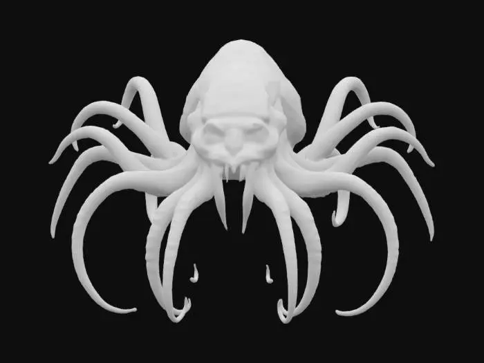 3D model for [Bermuda triangle] a huge sea creature #AroundTheWorld#