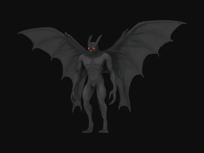 3D model for [West Virginia] mothman , #AroundTheWorld#