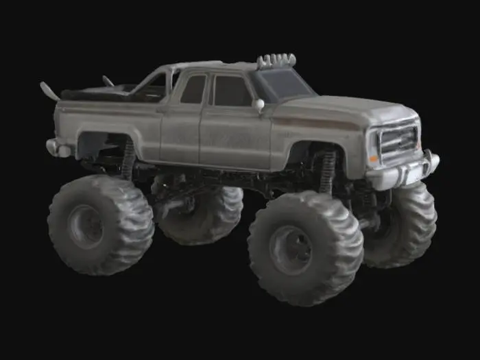 3D model for Monster Machine, #SketchTo3D#