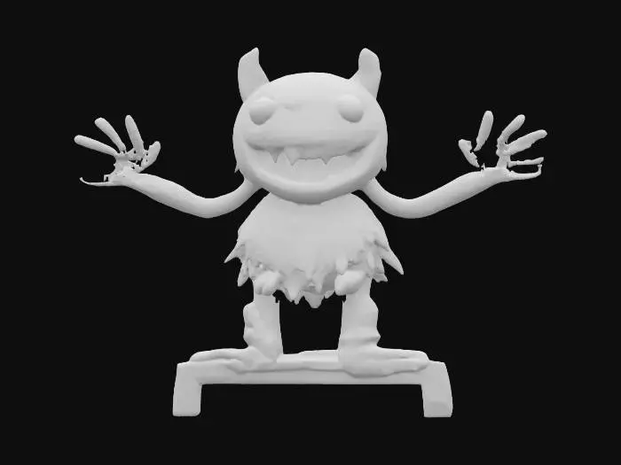 3D model for Monster in the Closet, #SketchTo3D#