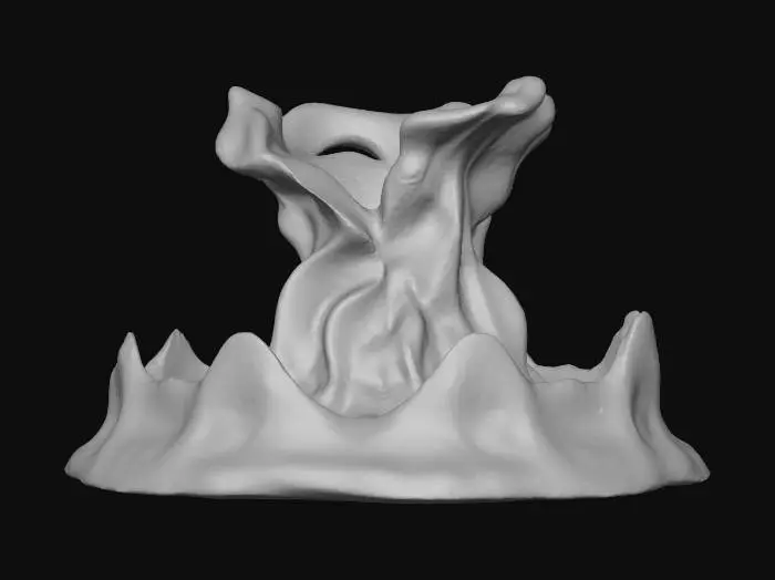 3D model for a base made of smoke