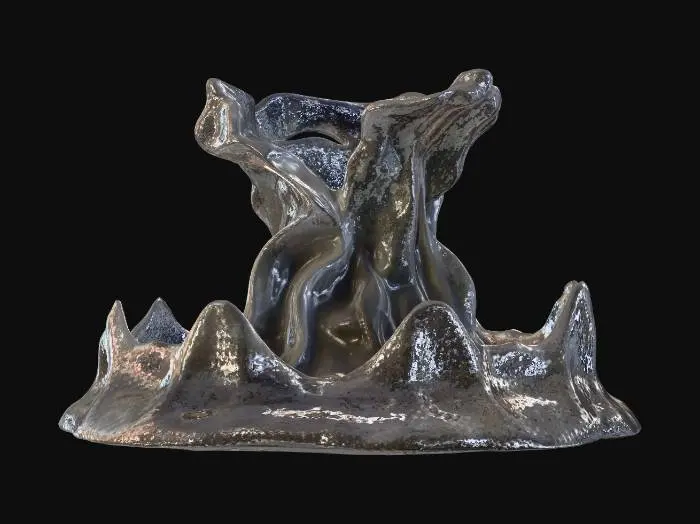 3D model for a base made of smoke