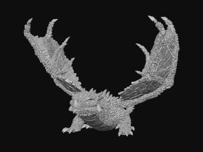 3D model for Mosaic Dragon Reflections