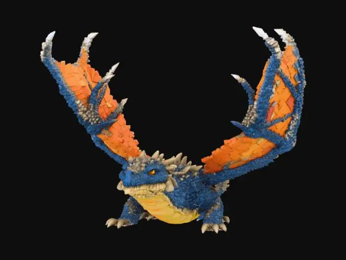 3D model for Mosaic Dragon Reflections