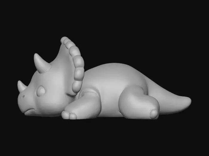 3D model for Triceratops Cuddle
