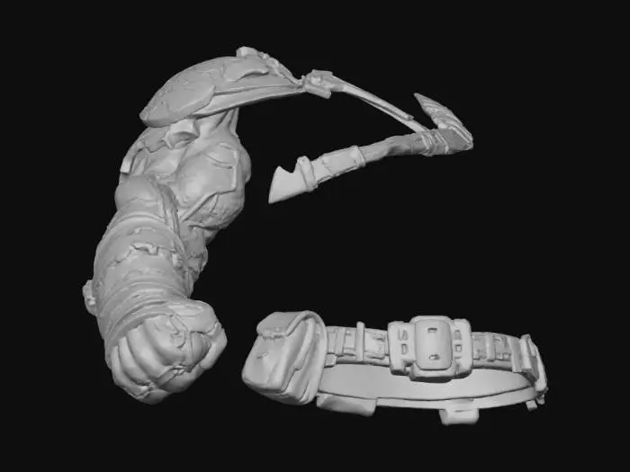 3D model for Armored Warrior Arm