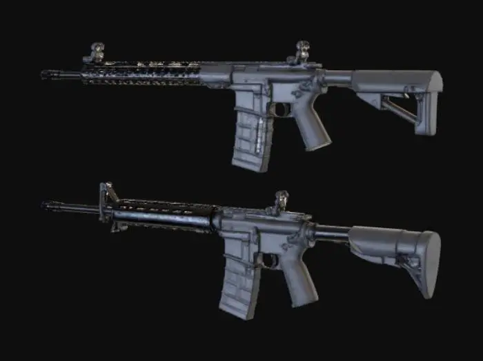 3D model for Rifles Collection