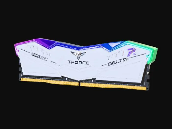 3D model for RAM Module T-Force Delta RGB