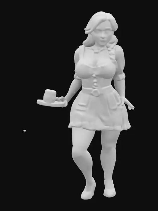 3D model for Tavern Maiden